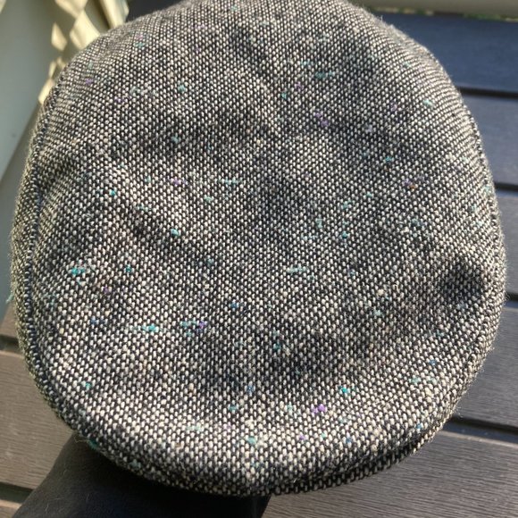 Vintage United Hatters Union Paperboy Newsboy Hat Made in USA Size M 7-7 1/8 - Picture 1 of 8